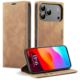 ERBORD Vintage caz - flip portofel pentru iPhone 17 Pro Max
