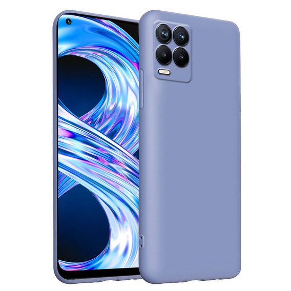 Husa pentru Realme 8 / 8 Pro, Silicone Lite, lavanda