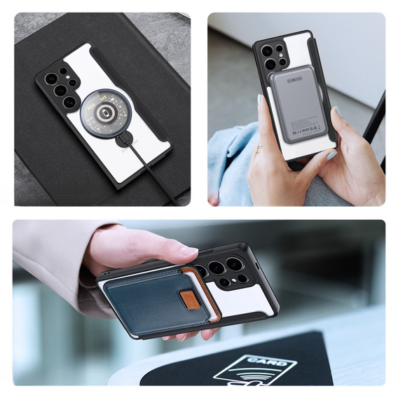 Dux Ducis Huse pentru Samsung Galaxy S25 Ultra, Skin X Pro, MagSafe, negru