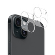 2x ERBORD sticlă călită ERBORD pentru camera pentru iPhone 15 / 15 Plus