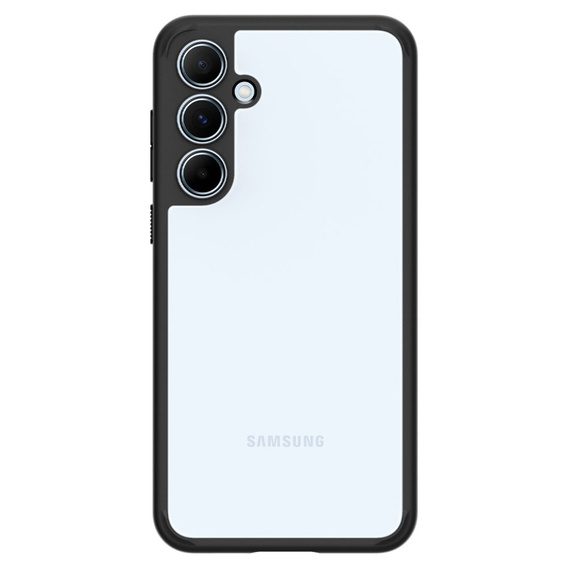 Carcasa Spigen pentru Samsung Galaxy A55 5G, Ultra Hybrid, negru + sticlă temperată 9H