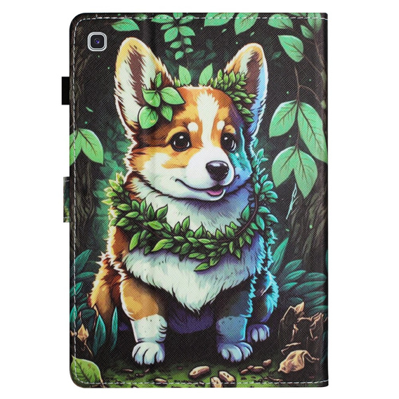 Husă pentru Samsung Galaxy Tab S6 Lite 2022 / 2020, cu clapetă, corgi dog