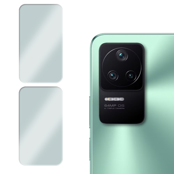 2x ERBORD sticlă călită ERBORD pentru camera pentru Xiaomi Poco F4 5G / Redmi K40S 5G