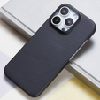 Husă pentru iPhone 16 Pro Max, Aramid Fiber Cover, negru