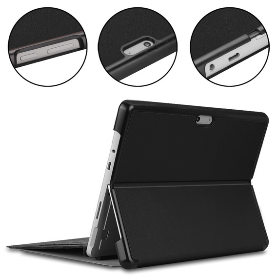 Huse pentru Microsoft Surface Pro 8, Stand Case, negru