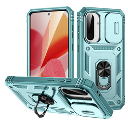 Husă pentru Samsung Galaxy A36 5G, KickStand Camera Lens, verde