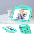 Husă pentru copii pentru Samsung Galaxy Tab S7/S8/S9, Cute Patterns, cu suport, verde
