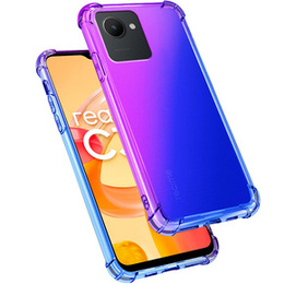 Husa pentru Realme C30 / Narzo 50i Prime, Gradient Dropproof, Violet / albastru