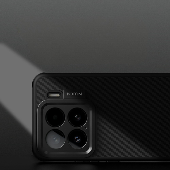 Carcasă pentru Xiaomi 15, carcasă blindată Nillkin, Carboprof Case, pentru Magsafe, negru