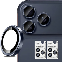 2x ERBORD OPTIK Pro sticlă călită pentru iPhone 16 Pro / 16 Pro Max camera foto, negru