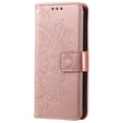 Cu clapetă pentru Xiaomi Redmi Note 13 Pro+, Mandala, roz rose gold