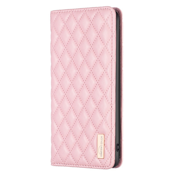 Cu clapetă pentru Samsung Galaxy A54 5G, Wallet, BINFEN COLOR, roz