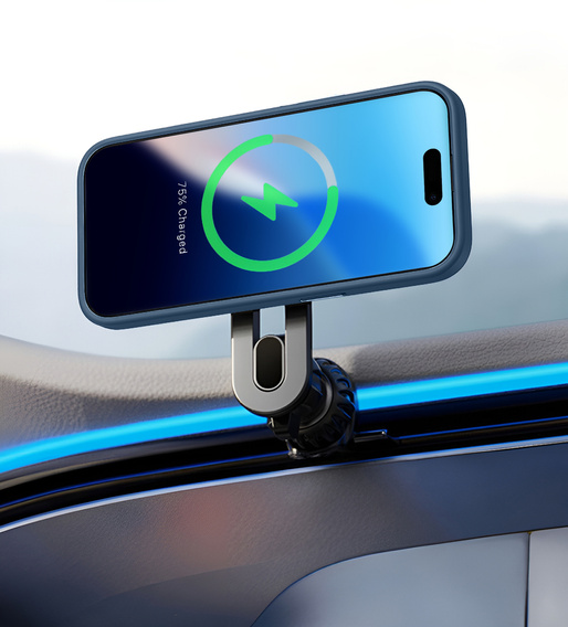 Husă pentru iPhone 16 Pro, pentru MagSafe, ERBORD Matt Case, albastru închis + sticlă pentru ecran