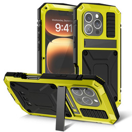 Husă blindată pentru iPhone 16 Pro, R-JUST, galben