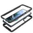 Carcasă pentru Samsung Galaxy S21 FE, Shockproof, cu folie, albastru