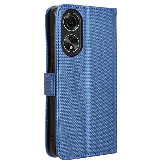Husă flip pentru Oppo A58 4G, Smart Magnet, albastru
