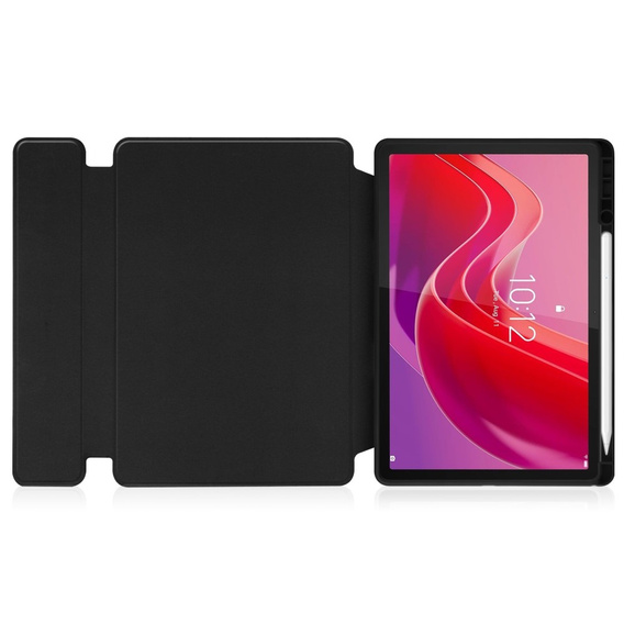 Husă pentru tastatură pentru Lenovo Tab M11 10.95" / Idea Tab 11" / Tab K11 11" (2 gen.), Rotary 360° Leather, negru