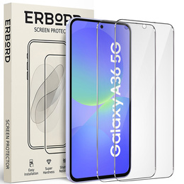2x sticlă călită ERBORD 9H Hard Glass pe ecran pentru Samsung Galaxy A36 5G