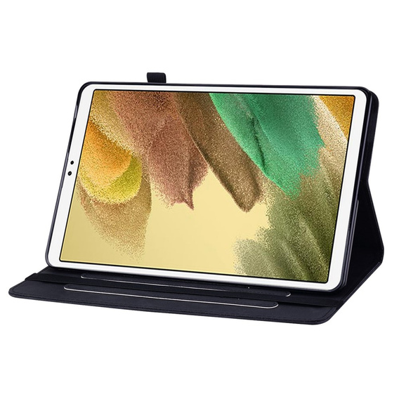 Husa pentru Samsung Galaxy Tab A7 Lite, Wallet Pen Slot, negru