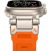 Curea ERBORD ProTech pentru Apple Watch 1/2/3/4/4/5/6/6/7/8/9/SE/Ultra/Ultra 2 42/44/45/49MM, portocaliu