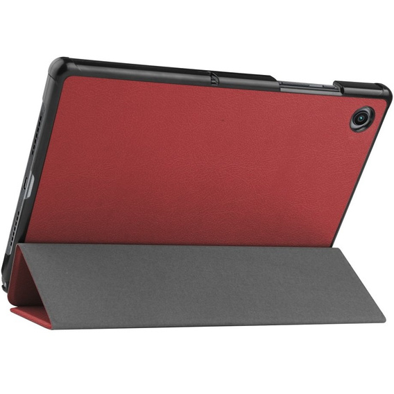 Husă pentru Samsung Galaxy Tab A8 10.5 SM-X200 SM-X205, Smartcase, maroon