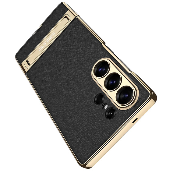 Husă din piele Electro Frame cu suport pentru Samsung Galaxy S26 Ultra