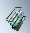 Husă blindată pentru Samsung Galaxy A16, Dexnor Full Body (Two Frames), verde