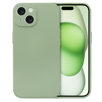 Husa pentru iPhone 15, Silicone Lite, verde