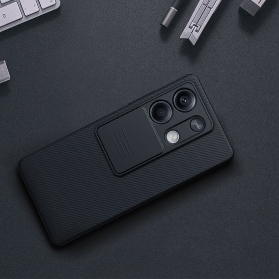 Carcasă blindată Nillkin pentru Xiaomi Redmi Note 13 5G, CamShield Pro, negru