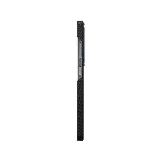 Carcasa BENKS Kevlar pentru Samsung Galaxy S25+ Plus, pentru MagSafe, Carbon Fiber, negru