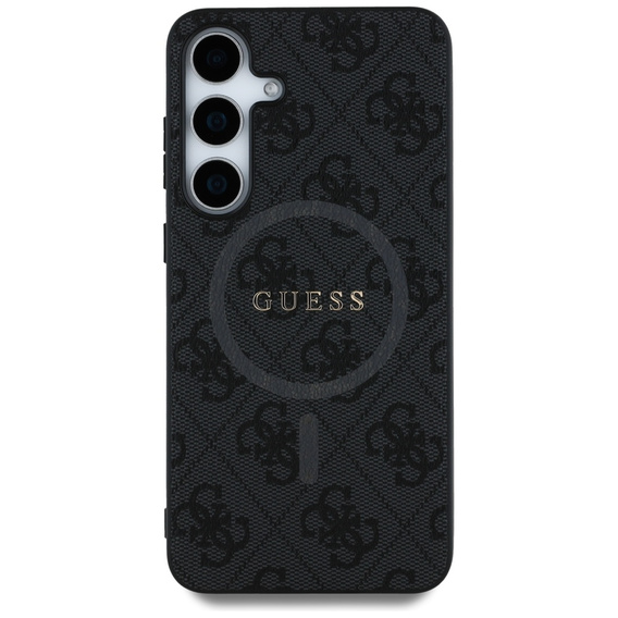 GUESS Huse pentru Samsung Galaxy S25, 4G Ring Classic Logo, gri