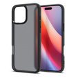 Carcasa Spigen pentru iPhone 16 Pro Max, Ultra Hybrid, negru / mat + sticlă temperată 9H