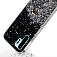 Huse pentru Huawei P30 Pro, Glittery, negru