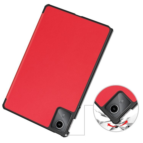 Husă pentru Lenovo Tab M11, Smartcase, roșu