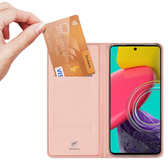Dux Ducis Huse pentru Samsung Galaxy M53 5G, Skinpro, roz rose gold