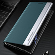 Cu clapetă pentru Samsung Galaxy S22 Ultra 5G, Side Magnetic, verde