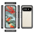 Husă impermeabilă IP68 pentru Google Pixel 9a, Redpepper, negru