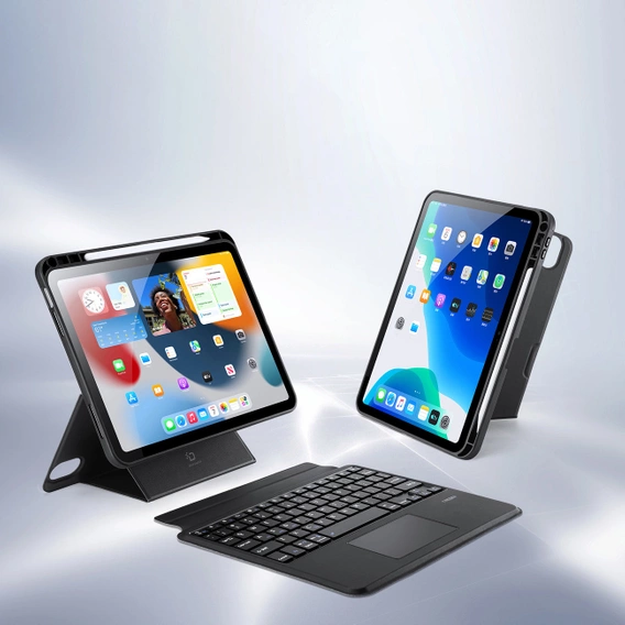 Carcasă + tastatură iPad Pro 12.9 2021 / 2020, Dux Ducis Magnetic Keyboard, negru