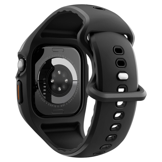 Pasek z etui Spigen do Apple Watch 4/5/6/7/8/SE 44/45mm, Rugged Armor Pro, Szary