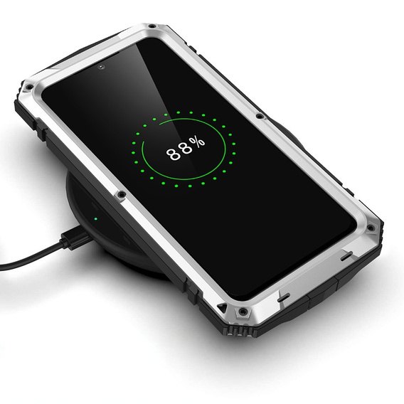 Husă blindată pentru Samsung Galaxy S22, R-JUST, de argint