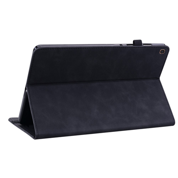 Huse pentru Samsung Galaxy Tab S6 Lite, Wallet Pen Slot, negru