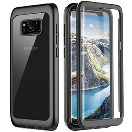 Carcasă pentru Samsung Galaxy S8+ Plus, Shockproof, cu folie, albastru
