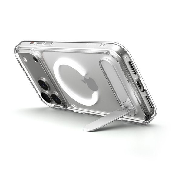 Carcasă Spigen Ultra Hybrid "S" MagSafe pentru iPhone 17 Pro, transparentă / albă