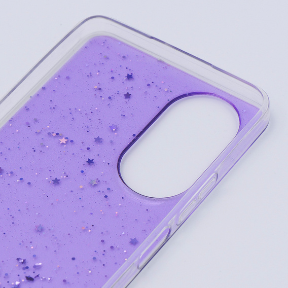 Huse pentru Oppo A58 4G, Glittery, violet