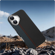 Carcasa pentru iPhone 16, Carbon Fiber MagSafe, negru / albastru