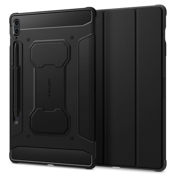 Husă SPIGEN Rugged Armor Pro pentru Samsung Galaxy Tab S9 FE+ 12.4" (X610/X616B) – Neagră