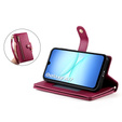 Wallet Zipper Pocket flip caz pentru Samsung Galaxy A17 5G, Wallet Zipper Pocket, roșu