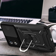 Husă blindată pentru Motorola Moto E13, CamShield Slide, negru