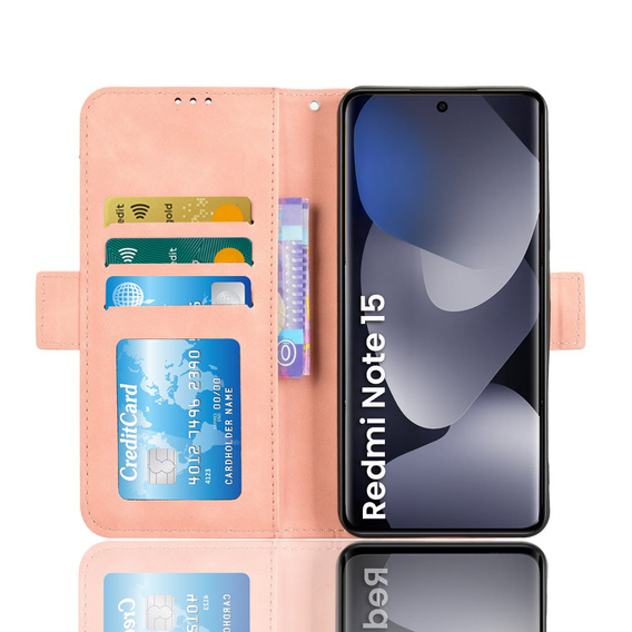 Husă cu slot pentru carduri pentru Xiaomi Redmi Note 15 5G