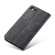 Husa CASEME pentru iPhone 7/8/SE 2020/SE 2022, Leather Wallet Case, negru